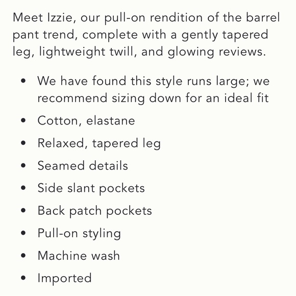 Anthropologie Relaxed Pull-On Barrel Pants by Pilcro - Picture 5 of 10